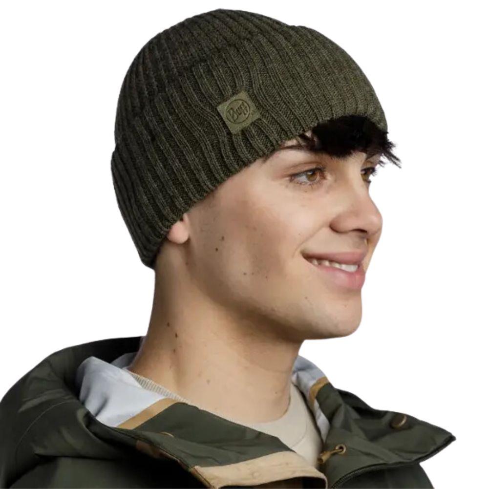 Buff Knitted Beanie (Rutger Silversage) angle