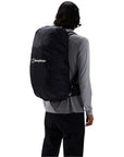Berghaus Freeflow 24L Rucksack Pack (Grey/Black) rain cover over bag