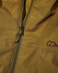 Berghaus Men's Deluge Pro 3.0 Insulated Waterproof Jacket (Green) zipper