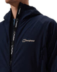 Berghaus Men's Skelbo Softshell Jacket (Dark Blue) logo