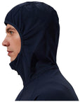 Berghaus Men's Skelbo Softshell Jacket (Dark Blue) hood up