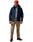 Berghaus Men's RG Alpha 2.0 Gemni 3 in 1 Waterproof Jacket (Dark Blue) full body unzipped