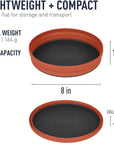 Sea To Summit X-Plate Collapsible Camping Plate (Rust) compact