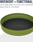 Sea To Summit X-Plate Collapsible Camping Plate (Rust) functional