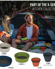 Sea To Summit X-Plate Collapsible Camping Plate smiling sizes