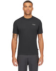 Rab Men's Crimp Elevation Tee (Beluga) front body