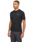 Rab Men's Crimp Elevation Tee (Beluga) angle body