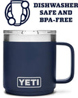 YETI Rambler 14 OZ (414ml) Stackable MS Mug (Navy) dishwash