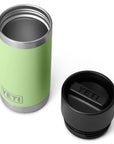Yeti Rambler 12 OZ Bottle With Hotshot Cap (Key Lime) lid off