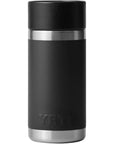 Yeti Rambler 12 OZ Bottle With Hotshot Cap (Black) back