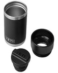 Yeti Rambler 12 OZ Bottle With Hotshot Cap (Black) cap more off