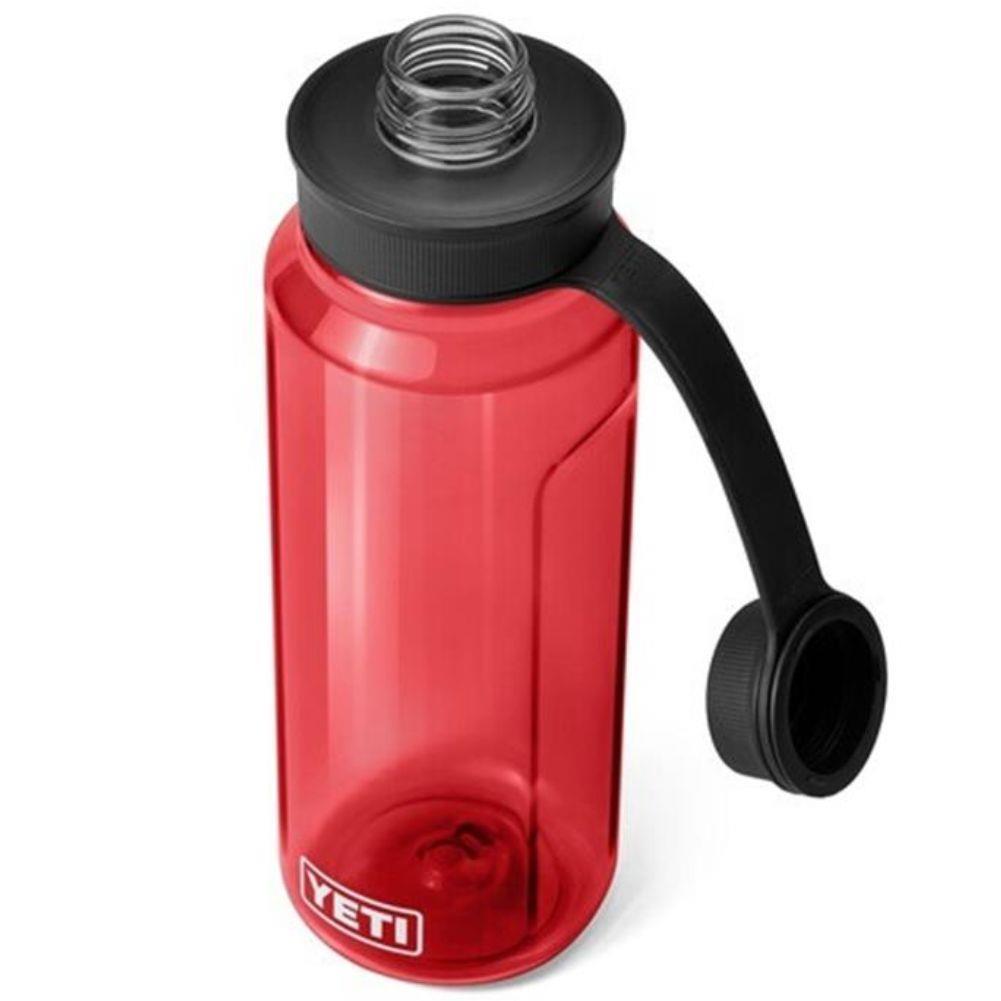 Yeti Yonder Tether 34oz (1L) Water Bottle (Rescue Red) top angle lid off