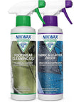 Nikwax Twin Fabric & Leather Spray/Footwear Cleaning Gel Spray 300ml