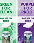 Nikwax Twin Fabric & Leather Spray/Footwear Cleaning Gel Spray 300ml green and purple