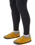 Rab Down Hut Slipper (Dark Butternut) model feet