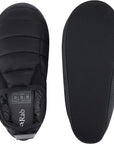 Rab Cirrus Hut Slipper (Black) top and bottom