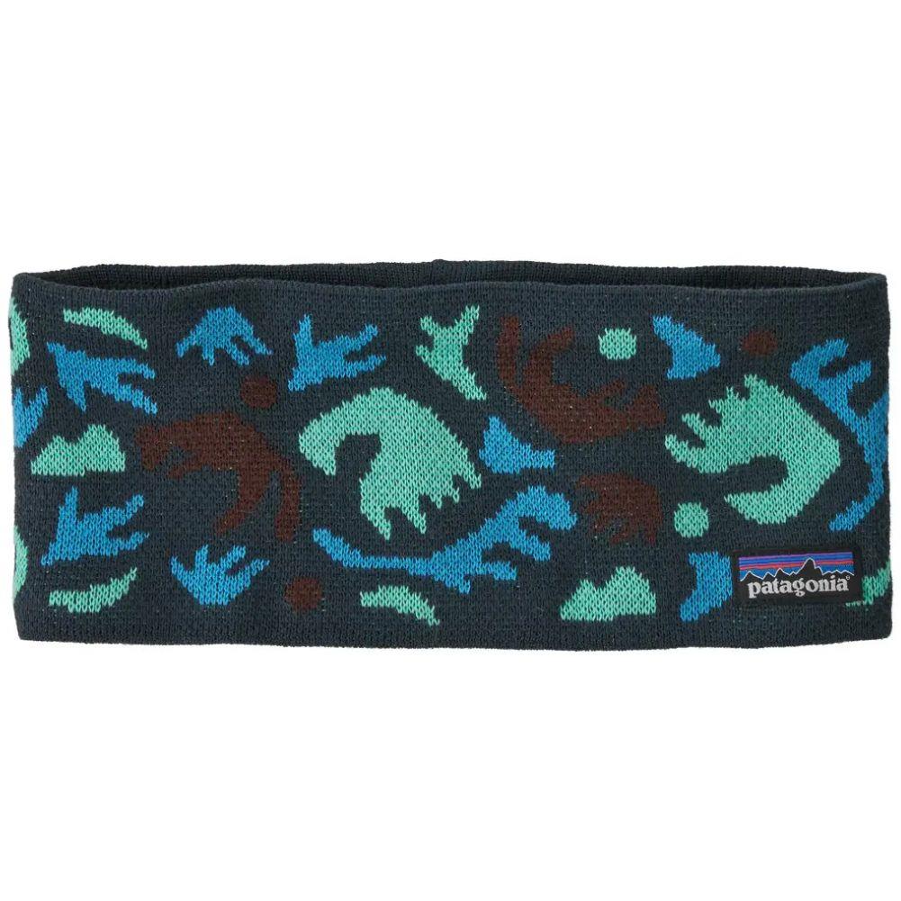 Patagonia Powder Town Headband (Across Oceans: Smolder Blue)