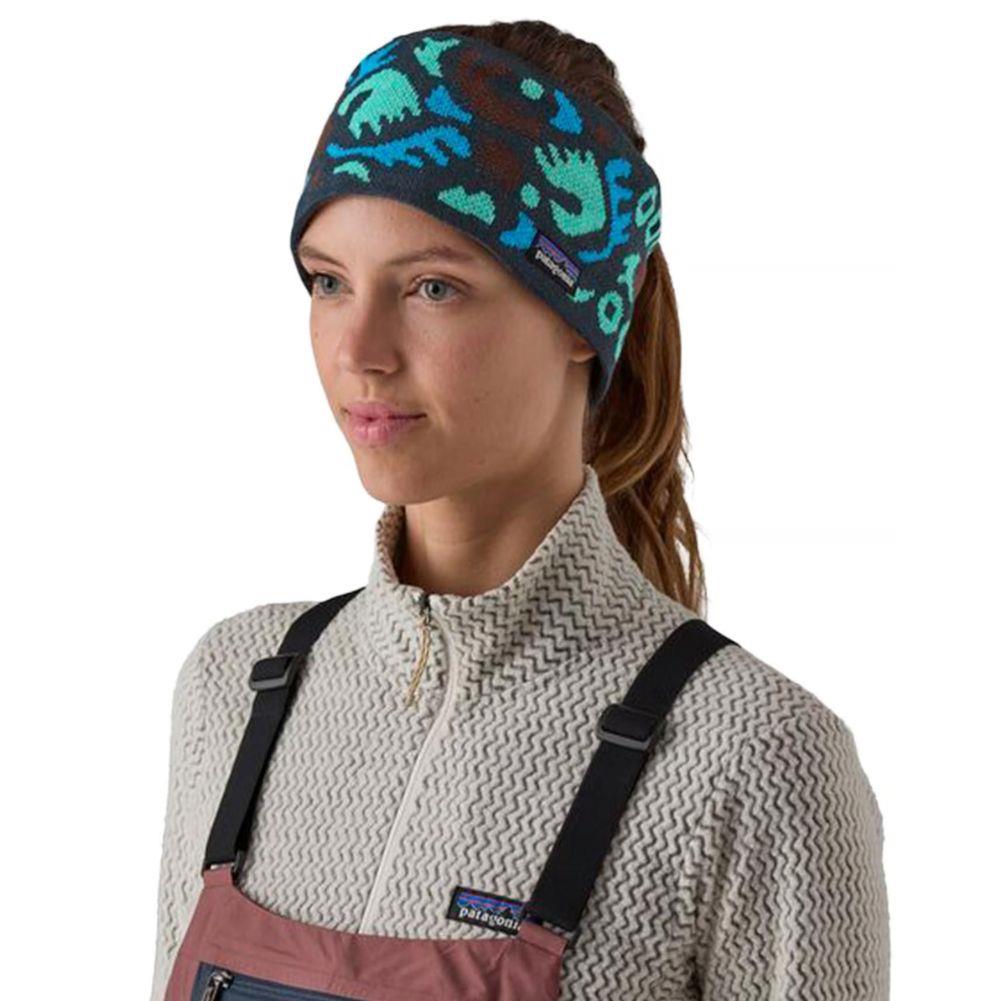 Patagonia Powder Town Headband (Across Oceans: Smolder Blue) model