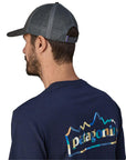 Patagonia P-6 Logo LoPro Trucker Hat (Forge Grey) model back