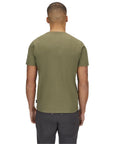 Rab Men's Basecamp Logo Badge Tee (Light Khaki) model back