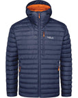 Rab Men's Microlight Alpine Down Jacket (Deep Ink/Marmalade)