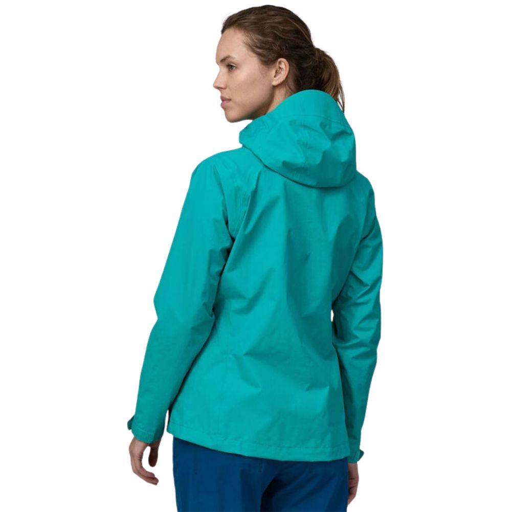 Patagonia Women's Torrentshell 3L Waterproof Rain Jacket (Subtidal Blue) back