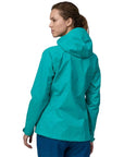 Patagonia Women's Torrentshell 3L Waterproof Rain Jacket (Subtidal Blue) back