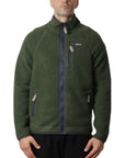 Patagonia Men's Retro Pile Fleece Jacket (Torrey Pine Green) model front
