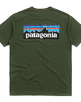 Patagonia Men's P-6 Logo Responsibili-Tee (Torrey Pine Green) back