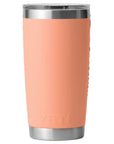 YETI Rambler 20 oz Tumbler (Lowcountry Peach) back