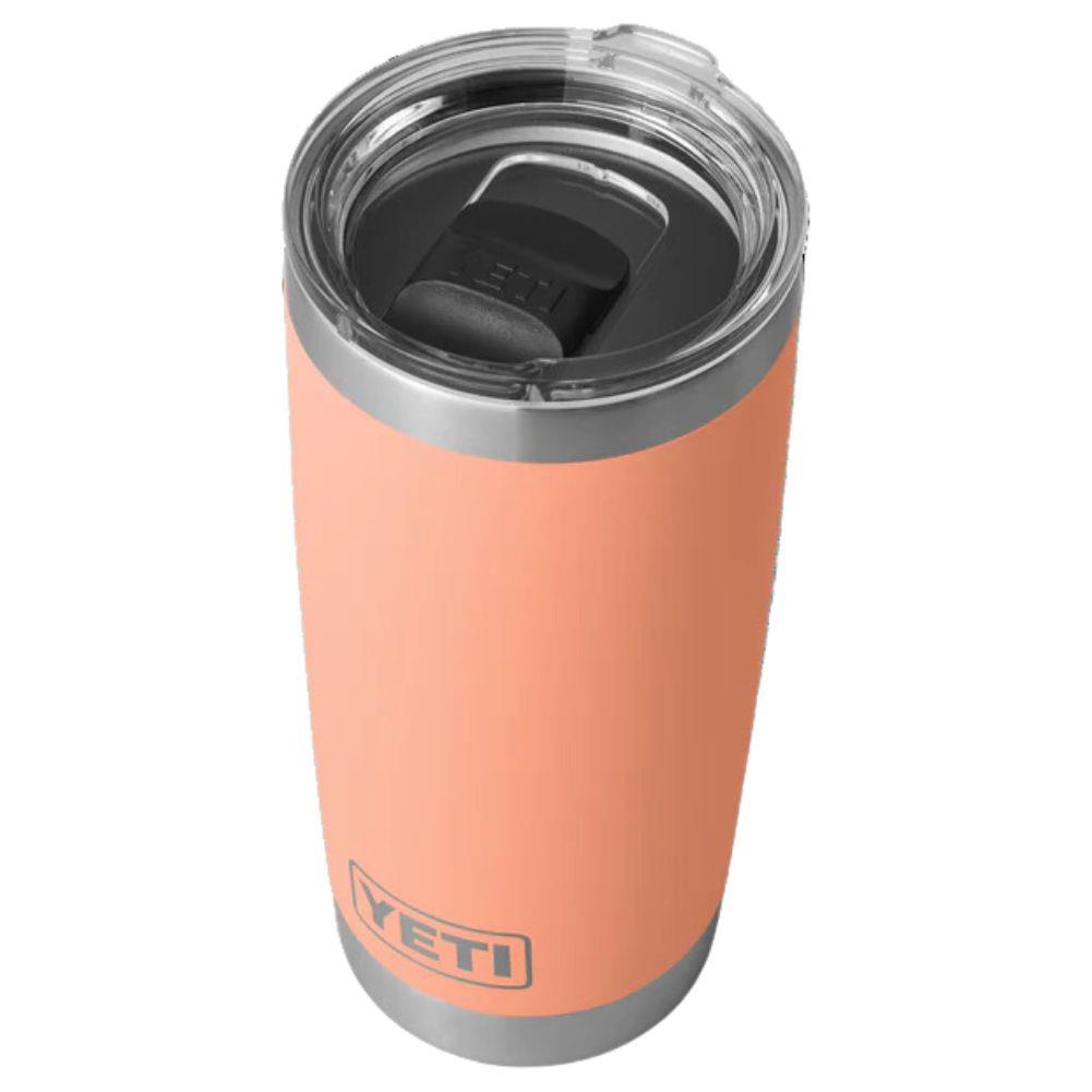 YETI Rambler 20 oz Tumbler (Lowcountry Peach) top angle