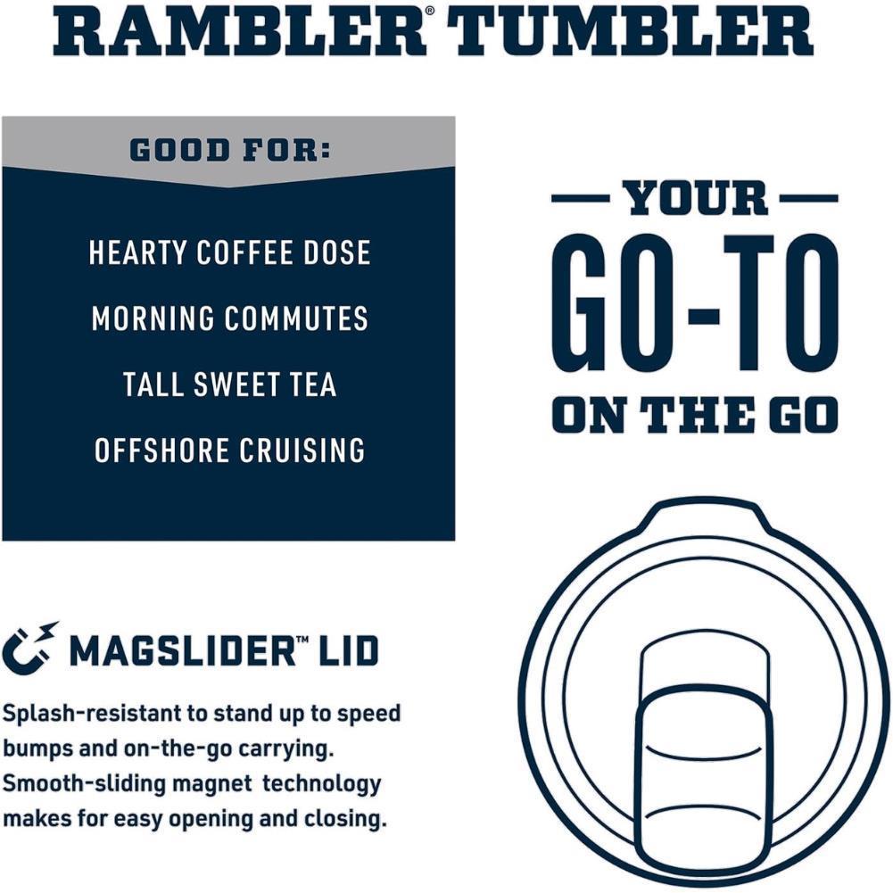 YETI Rambler 20 oz Tumbler (Lowcountry Peach) info