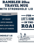 Yeti Rambler 20 OZ Travel Mug (Lowcountry Peach) info