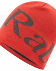 Rab Logo Beanie (Tuscan Red/Graphene)