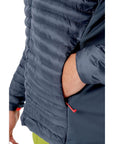 Rab Men's Cirrus Flex 2.0 Insulated Jacket (Steel) hand in pocket