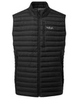 Rab Men's Microlight Recycled Down Vest (Black)