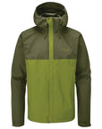 RAB Men's Downpour Eco Jacket (Army/Aspen Green)
