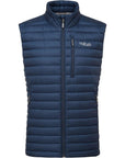 Rab Men's Microlight Down Vest (Tempest Blue)