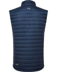 Rab Men's Microlight Down Vest (Tempest Blue) back