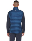 Rab Men's Microlight Down Vest (Tempest Blue) model back