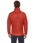 Rab Men's Cirrus Flex Insulated Hooded Jacket (Tuscan Red) model back