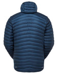 Rab Men's Cirrus Flex Insulated Hooded Jacket (Tempest Blue) back