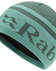Rab Logo Band Beanie (Green Slate/Glacier Blue)