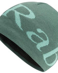 Rab Logo Beanie (Green Slate/Glacier Blue)