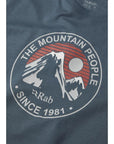 Rab Men's Stance Alpine Peak Tee (Orion Blue) ogo