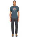 Rab Men's Stance Alpine Peak Tee (Orion Blue) full body