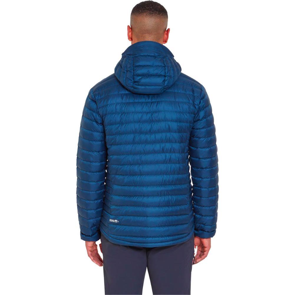 Rab Men's Microlight Alpine Down Jacket (Tempest Blue) model back