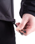 Mountain Equipment Men's Frontier Hooded Jacket (Anvil Grey/Black) pulley