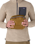Patagonia Men's DAS Light Hoody - L (Smolder Blue) packed up