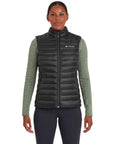 Montane Women's Anti-Freeze Down Gilet (Black) model front